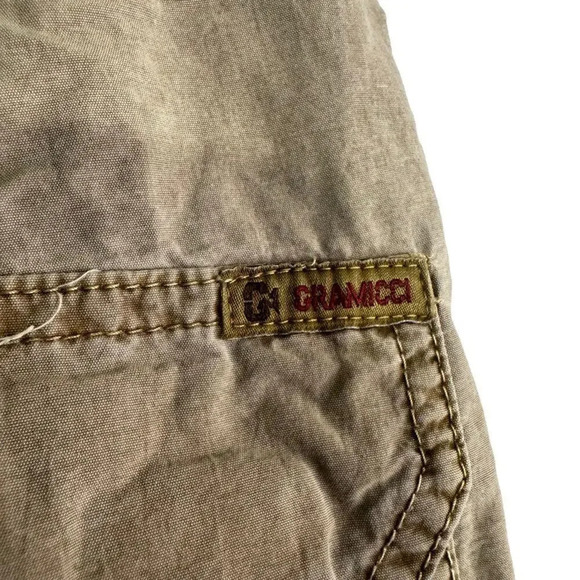 Vintage Gramicci Belted Hiking Pants Men's XXL Khaki Outdoor Climbing - Picture 6 of 8